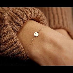 ❤️❤️ J Rose Gold Color Bracelet letter J